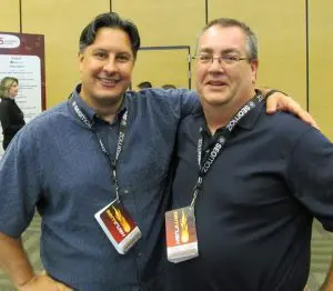 Bill Hartzer with Duane Forrester