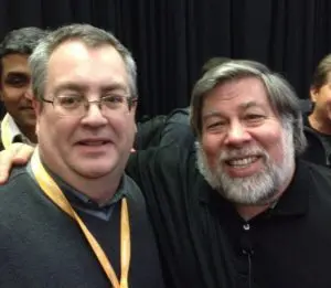 Bill Hartzer with Steve Wozniak