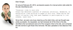 google reconsideration request