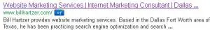 meta description tag example search results