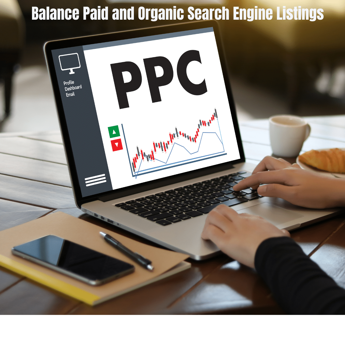 listed in both the organic or "natural" search results as well as the paid "sponsored" results?