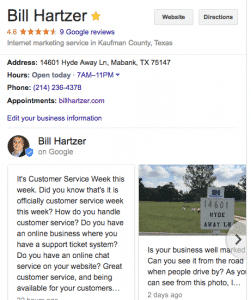 Google Business Profile posting service