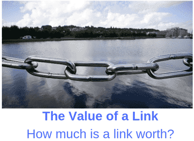 The value of a link